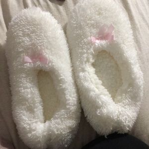 Fuzzy slippers